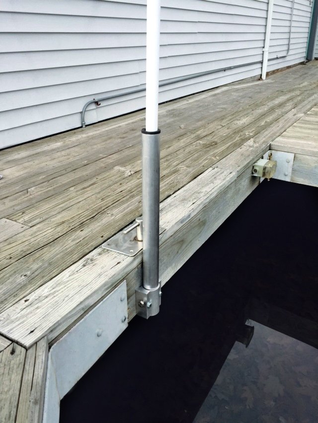 dock mount kit – for 13.5′ & 19′ poles dori pole