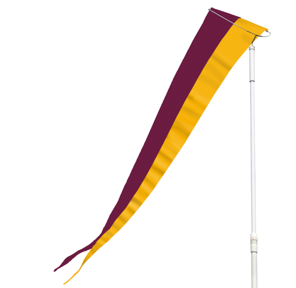 8' Ruby and Spanish Yellow Pennant (Outlet)